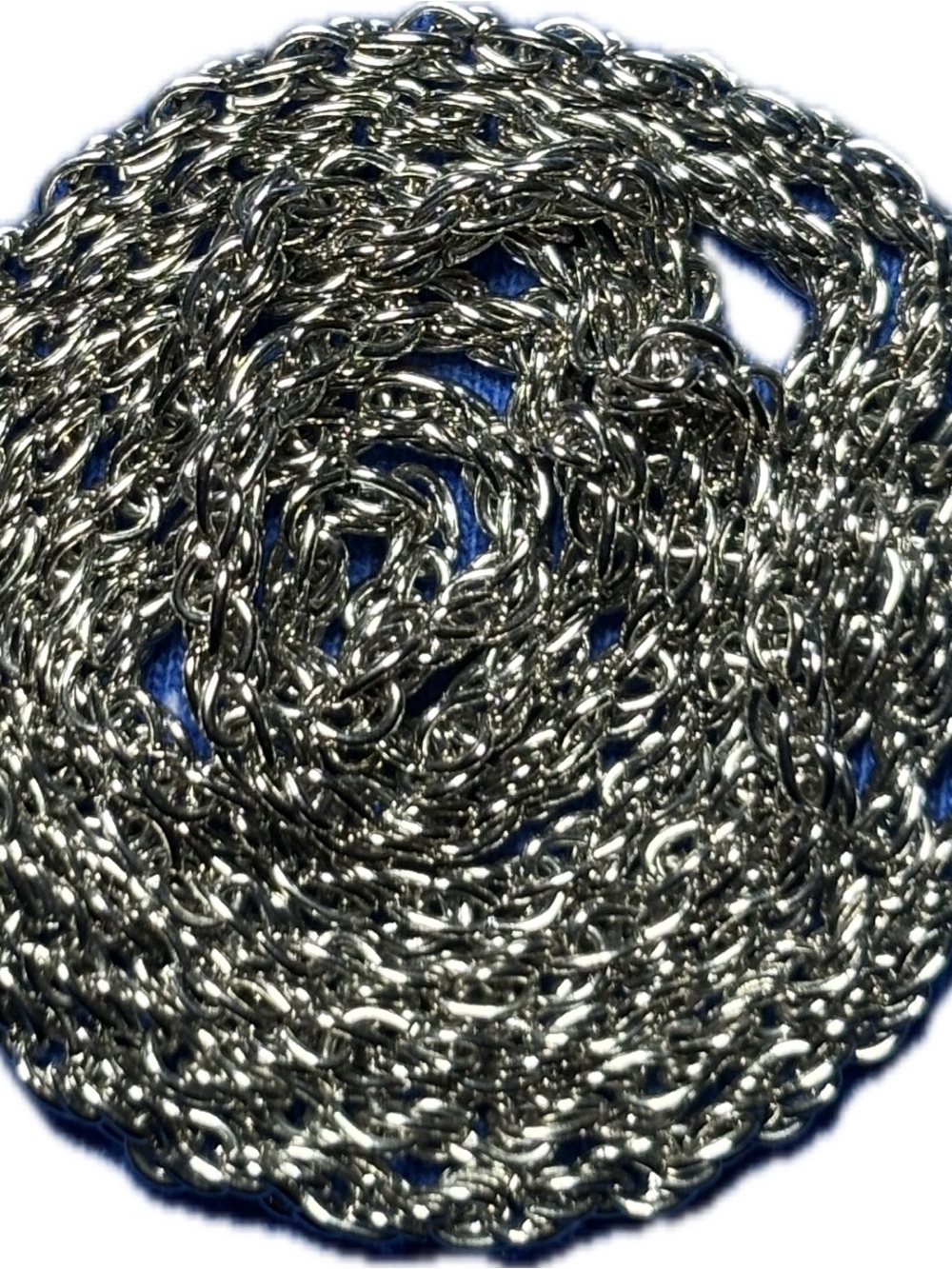 Silver Rope Chain Necklace - Picture 9 of 9